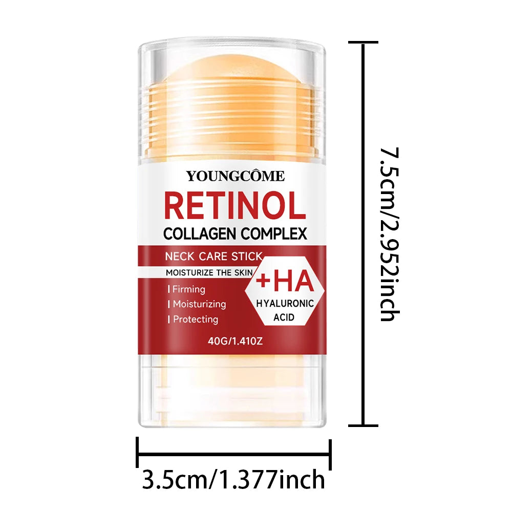 Barre de traitement du visage et du cou au rétinol avec élasticité raffermissante Améliorer la lotion pour la peau lâche Hydrate et éclaircit.