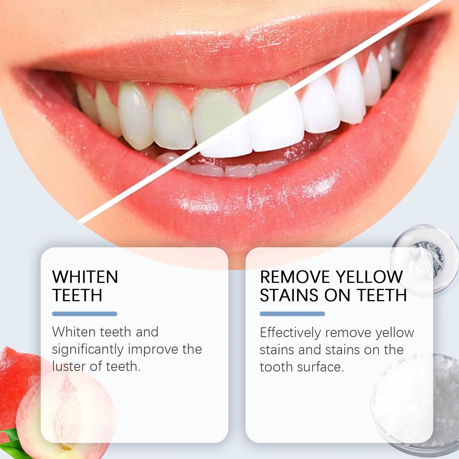 Oralhoe 100g Niacinamide dentifrice blanchissant éclaircir les dents nettoie les dents les tache bouche haleine fraîche hygiène buccale dentifrice blanchissant