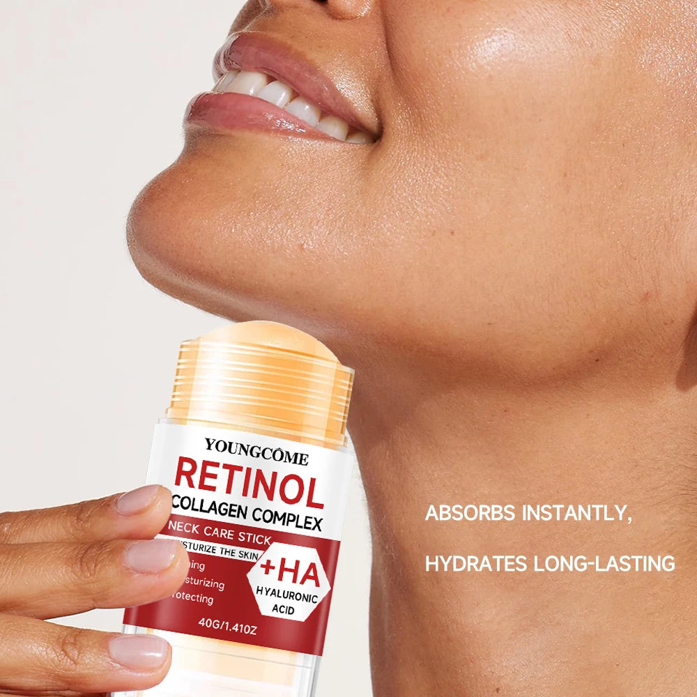 Barre de traitement du visage et du cou au rétinol avec élasticité raffermissante Améliorer la lotion pour la peau lâche Hydrate et éclaircit.