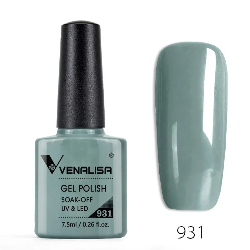 Vernis à ongles Venalisa 7.5ml Fashion Shiny Soak Off UV Gel Nail Gel Polish Cosmetics Nail Art Manicure Nails Gel Polish Tips Nail Varnish