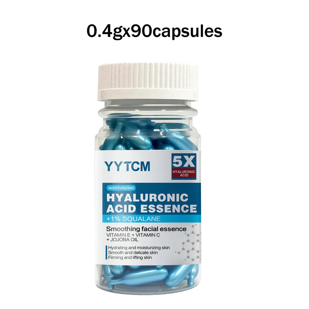 capsule hydratante profonde d'acide hyaluronique, essence cutanée hydratante et éclaircissante (0,4 g x 30 capsules)/sac -1 sac