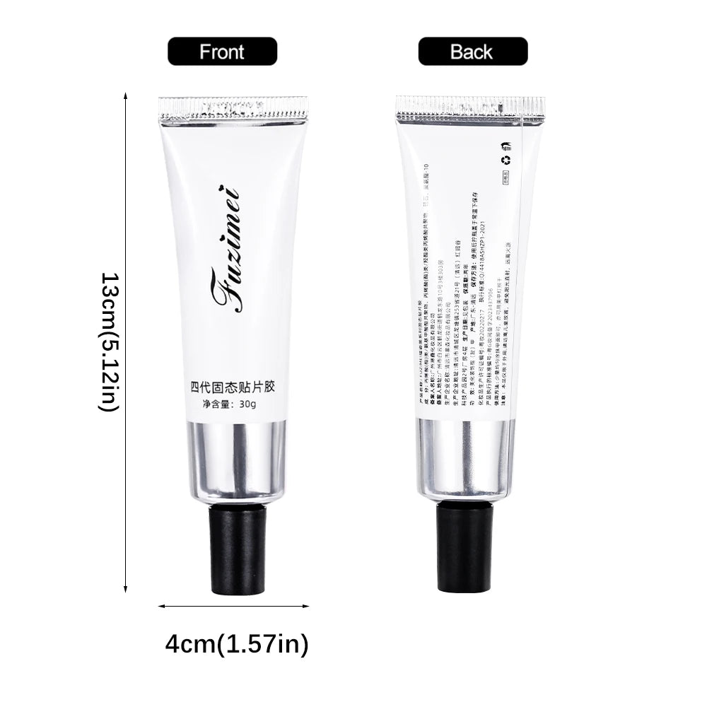 Gel d’extension d’ongles adhésif fort Tremper UV transparent Embouts d’ongles LED/Rhinestone Gel 30g Solid Patch Easy Stick Nail
