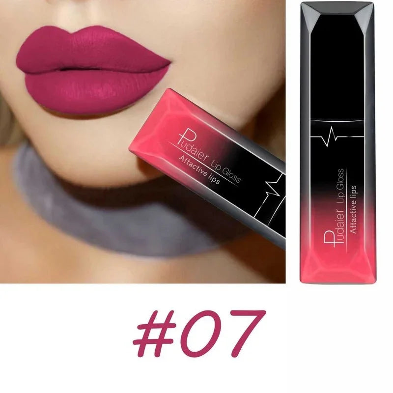 Rouge à lèvres liquide mat velours 17 couleurs, couleur de lèvres longue tenue imperméable, Texture lisse à haute teneur en pigments, maquillage pour tous les Types de peau