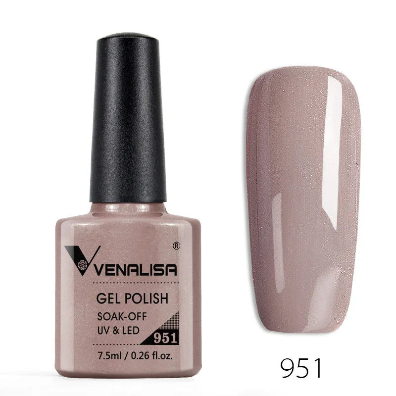 Vernis à ongles Venalisa 7.5ml Fashion Shiny Soak Off UV Gel Nail Gel Polish Cosmetics Nail Art Manicure Nails Gel Polish Tips Nail Varnish