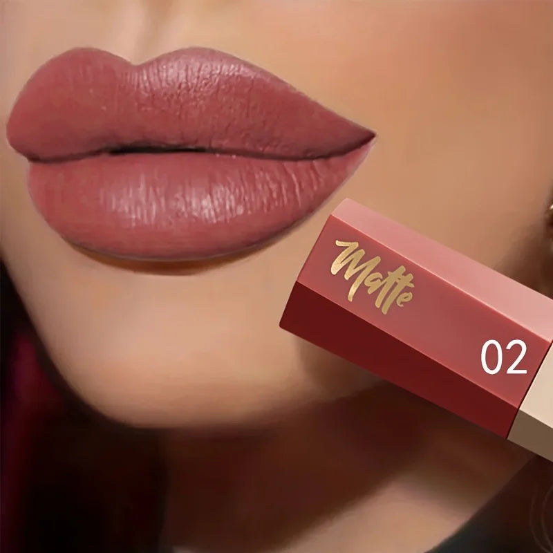 Rouge à lèvres  Pudaier liquide mat en velours, texture légère et fine comme une boue, cadeau de maquillage pour les lèvres imperméable longue durée pour les femmes
