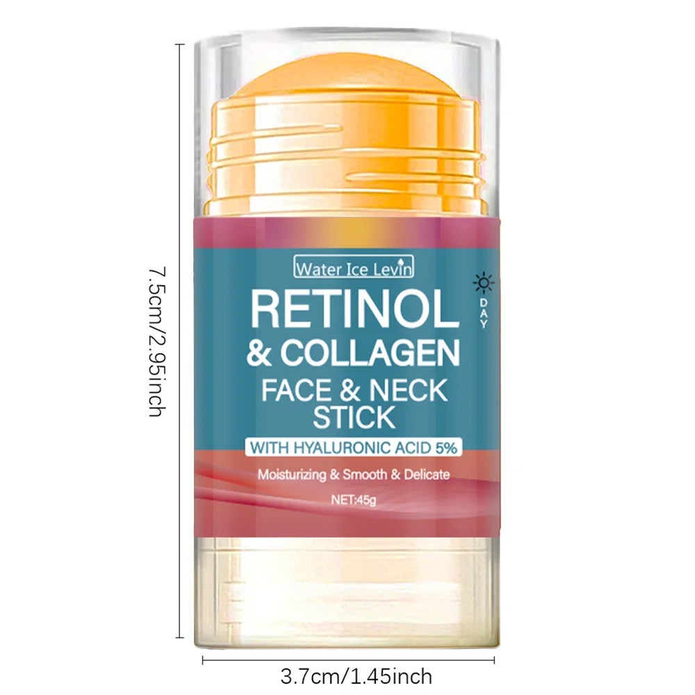 Bâton de crème raffermissante au rétinol, crème lissante au collagène pour les rides, hydratante, blanchissante, éclaircissante, produits pour la peau
