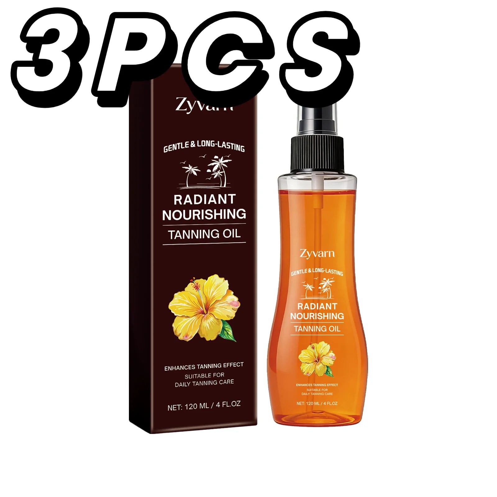 Huile de bronzage nourrissante, huile de bronzage durable pour un éclat hâlé, soin hydratant pour la peau, idéal pour les séances de bronzage en plein air et à la plage