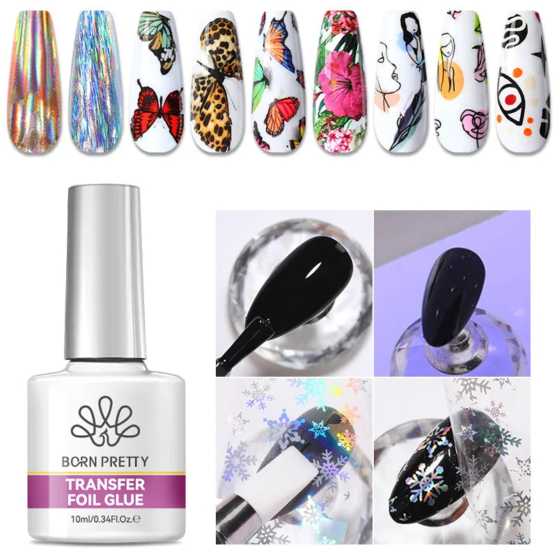 BORN PRETTY 10ml Gold Water Light Cat Magnetic Gel Polish Spaking Glitter Crystal Black Soak Off UV LED Vernis Manucure