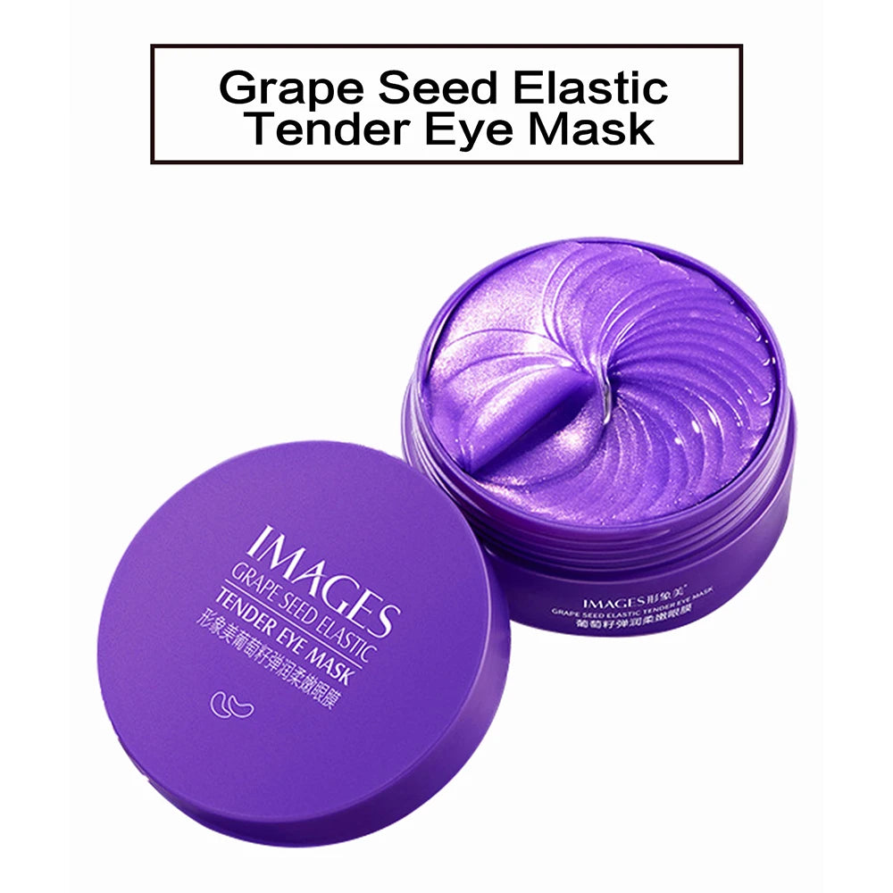 60PCS=30 Pairs Aloe Vera Eye Mask Moisturizing Collagen Hyaluronic Acid Gel Eye Patches Smoothing Repairing Eye Skin Care