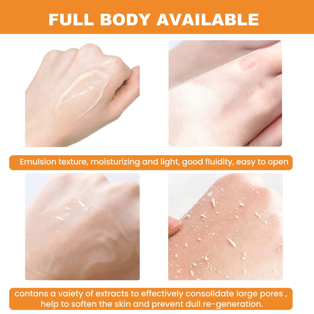 50g Orange Exfoliating Gel Dead Skin Remover Brighten Peeling Gentle Repair Scrub Whiten Hydrating Moisturizing Korean Skin