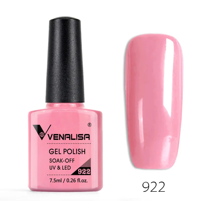 Vernis à ongles Venalisa 7.5ml Fashion Shiny Soak Off UV Gel Nail Gel Polish Cosmetics Nail Art Manicure Nails Gel Polish Tips Nail Varnish