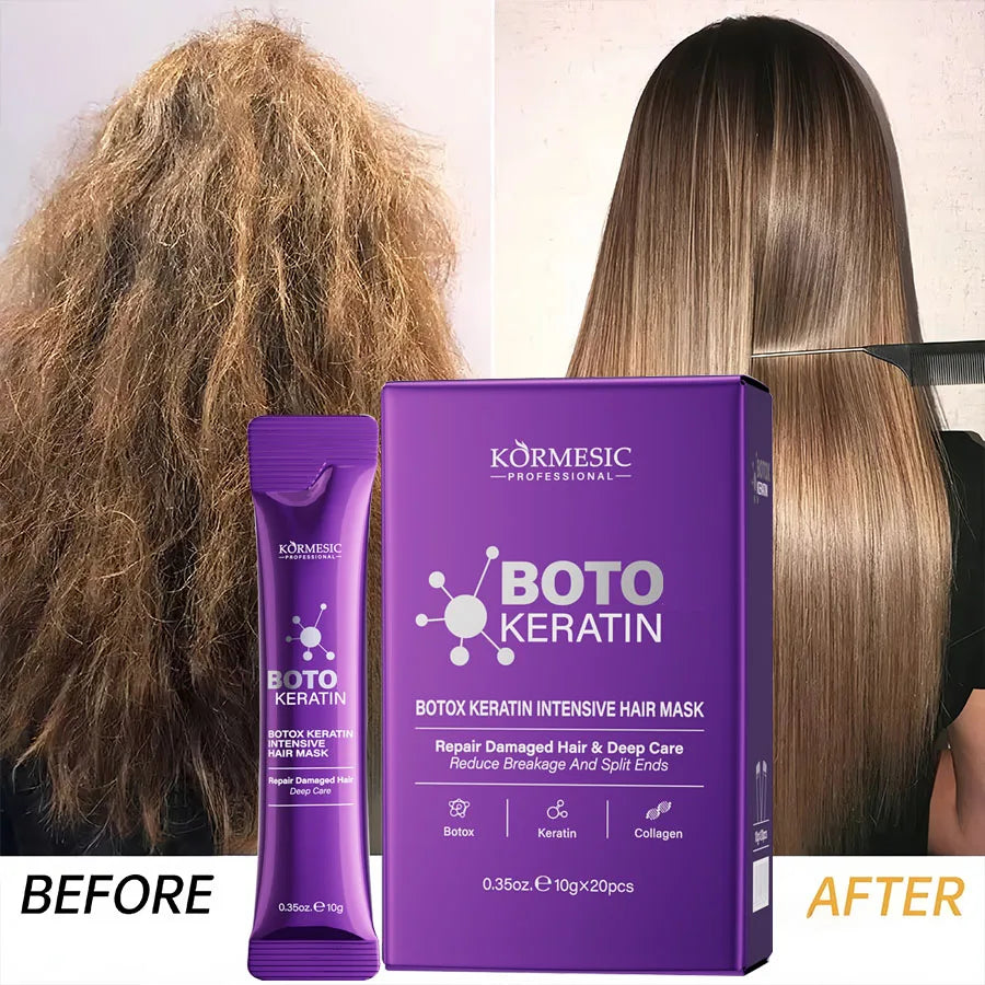 Masque capillaire à la kératine magique 5 secondes Réparation Cheveux crépus abîmés Doux Lisse Brillant Nutrition Hydrater en profondeur Soins capillaires nourrissants