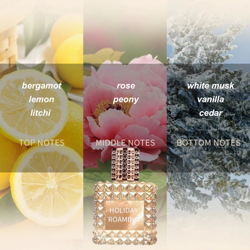 Parfum eelhoe marque française pour femmes, Spray De parfum d'agrumes, Rose, fleurs naturel, senteur fraîche durable, Parfum romantique pour femmes