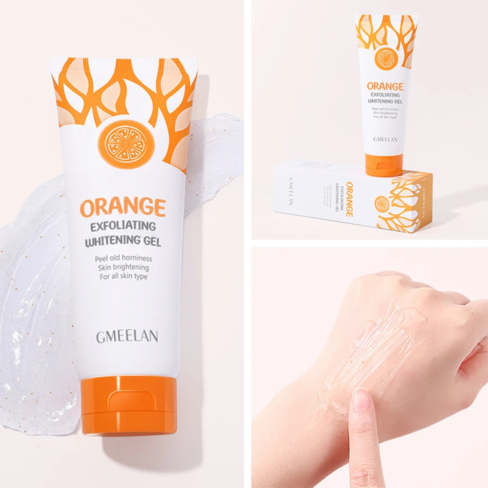 50g Orange Exfoliating Gel Dead Skin Remover Brighten Peeling Gentle Repair Scrub Whiten Hydrating Moisturizing Korean Skin