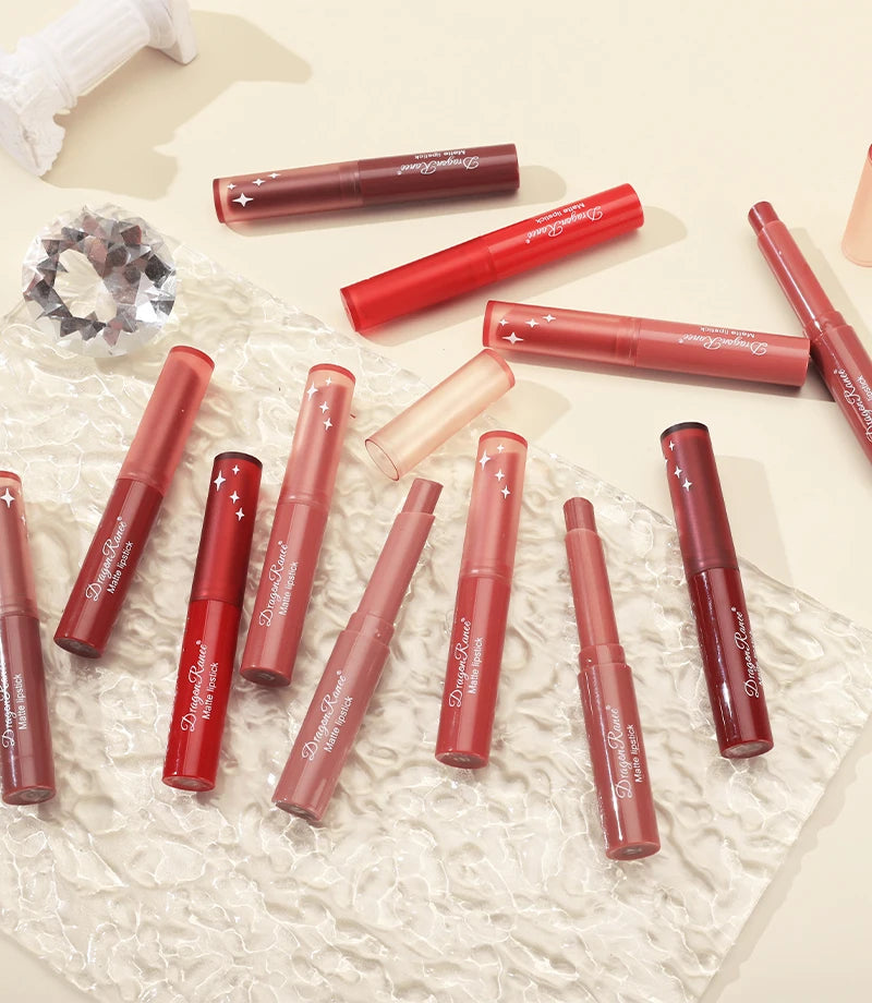 Rouge à lèvres hydratant imperméable, maquillage européen et américain, ne se décolore pas, velours 256, ne se décolore pas, 256