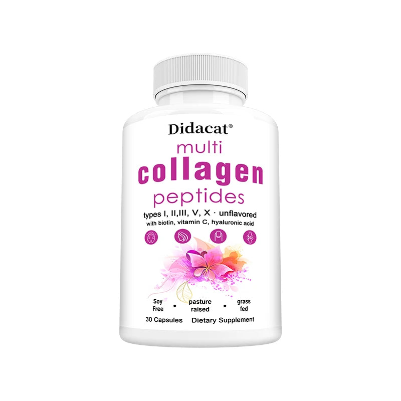 Peptides multi-colagène-Anti-âge, éclaircissant le teint, raffermissant la peau, les cheveux, les ongles, la peau et les articulations