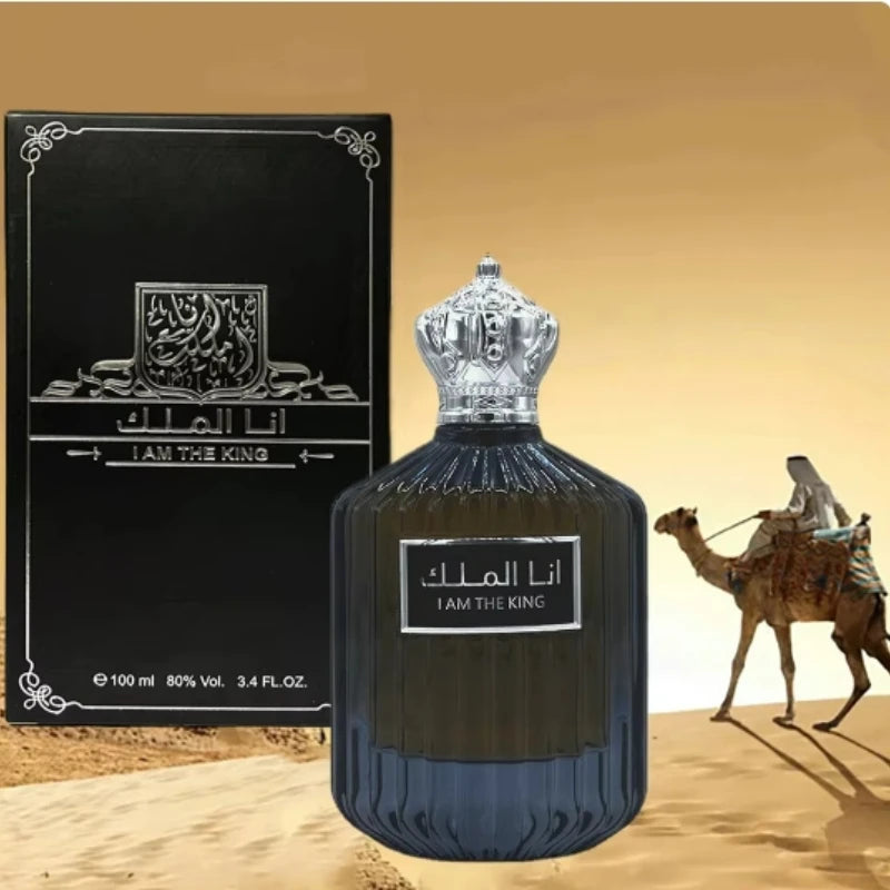 Parfum 100ml original de haute qualité pour hommes Dubai Prince Cologne Parfum longue durée Parfum léger Parfum frais du désert Arabie