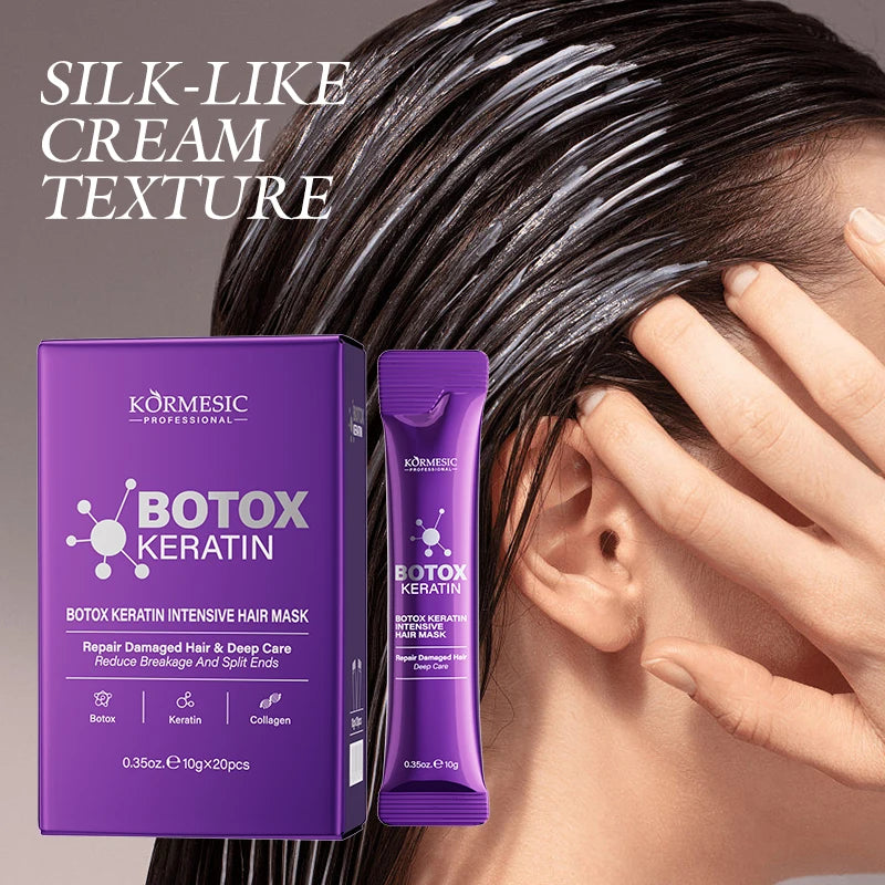 Masque capillaire à la kératine magique 5 secondes Réparation Cheveux crépus abîmés Doux Lisse Brillant Nutrition Hydrater en profondeur Soins capillaires nourrissants