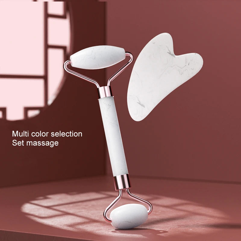 Rouleau en résine pour le visage, le cou et les yeux, instrument de massage facial, soins de santé, planche à gratter, outils de soins de la peau, beauté du muscle