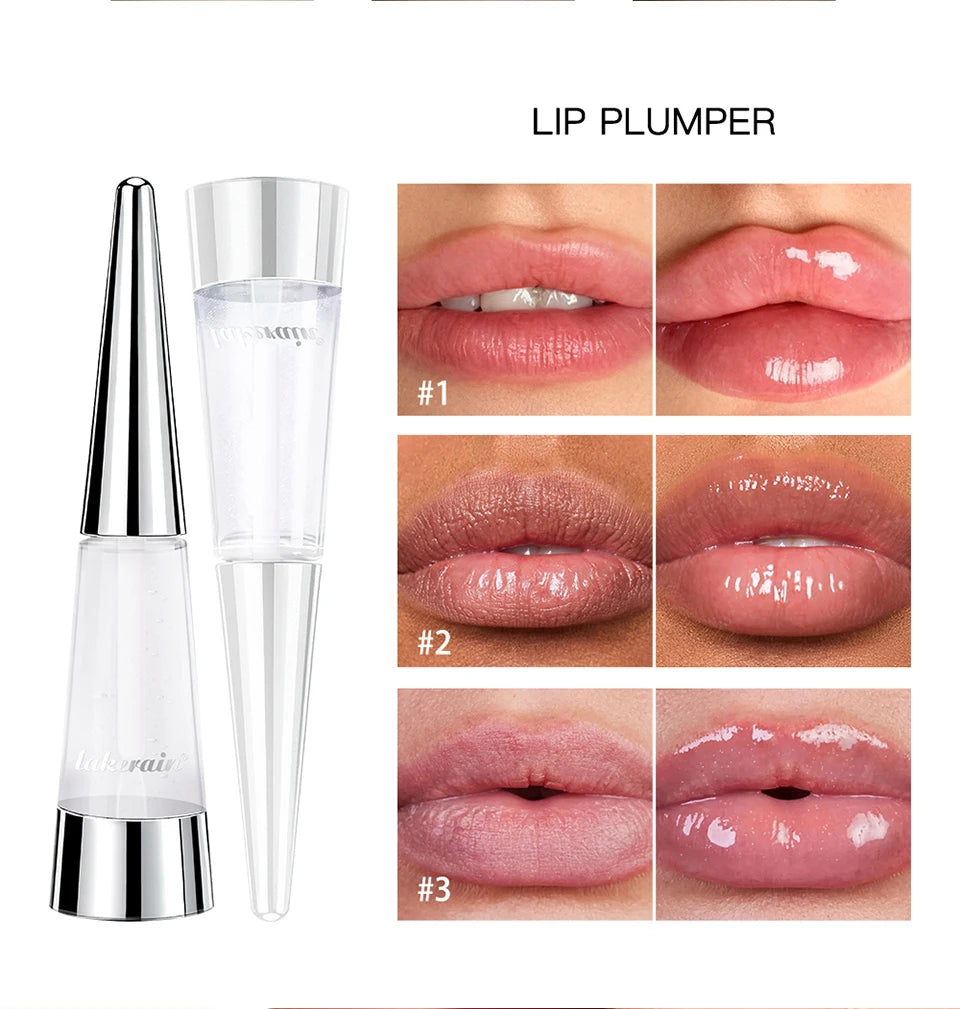 Lakerain lèvres plus dodues hydratation profonde nutrition longue durée haute brillance brillant finition volumineuse liquide hydratant pour les lèvres