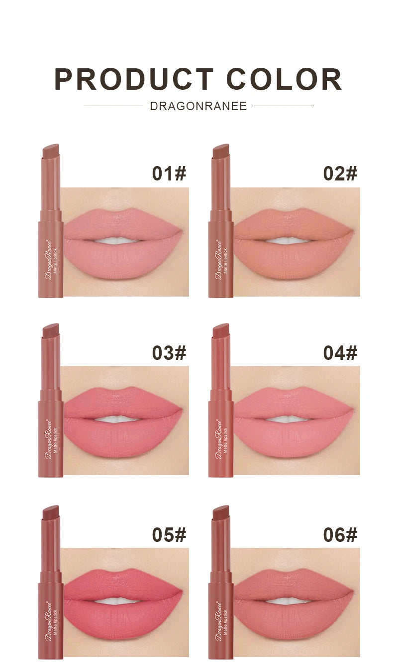 Rouge à lèvres hydratant imperméable, maquillage européen et américain, ne se décolore pas, velours 256, ne se décolore pas, 256