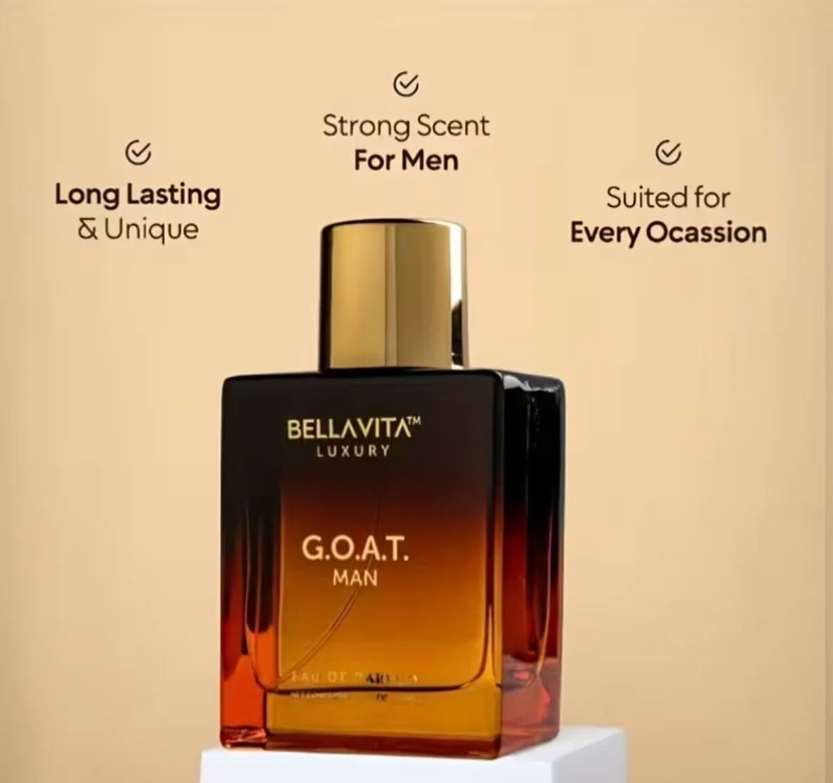 Parfum Bella Vita Luxury - 3,38 oz Eau de parfum pour hommes - Parfum frais élégant au citron