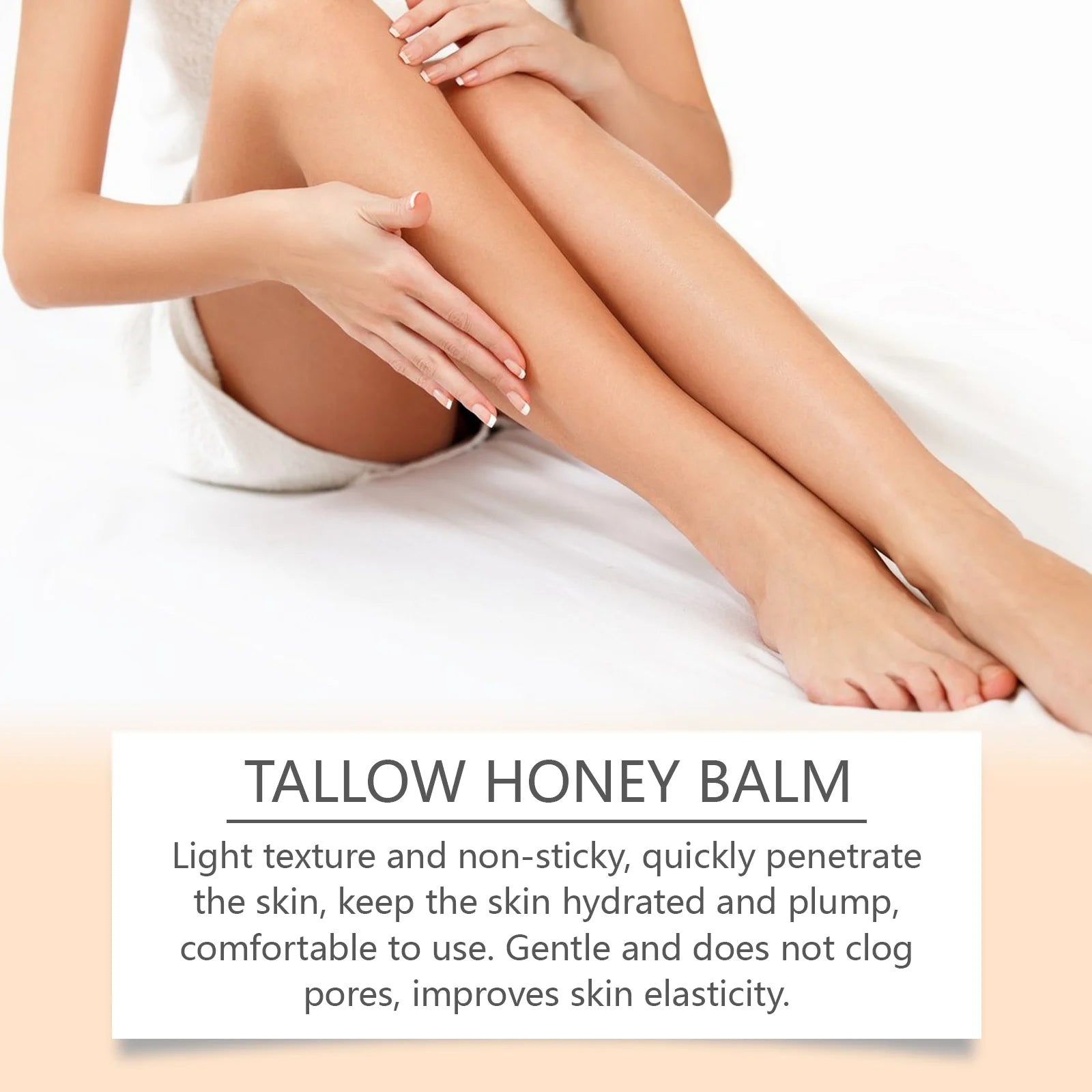 Crème au miel de suif Glow Hydratant pour la peau Améliorer l’élasticité Blanchiment doux Améliorer la matité Raffermissant Visage Corps Hydratant Lotion