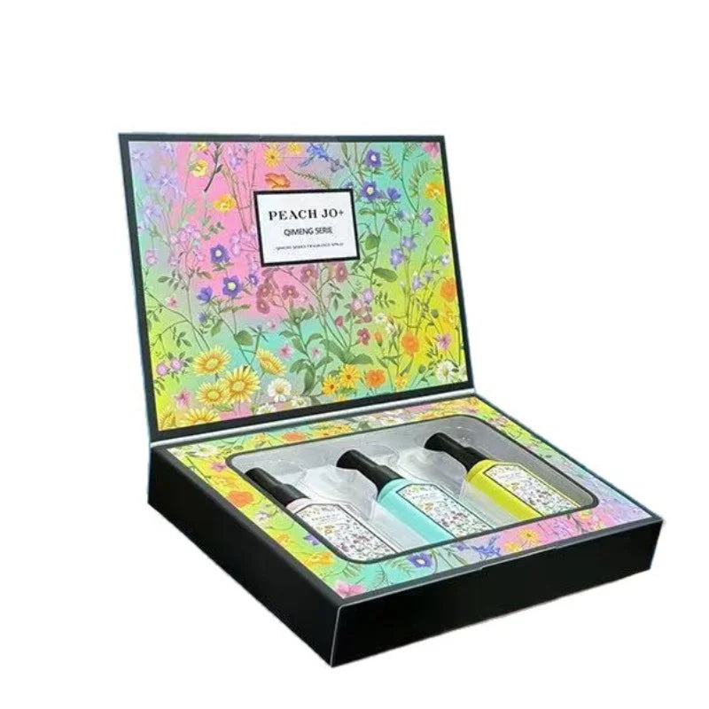Eau De Toilette florale pour femmes, coffret cadeau frais, Gardenia française, parfum au jasmin, Spray longue durée, sans alcool, 60ml, 3 pièces