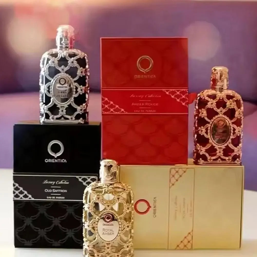 Parfum Royal Amber de Dubaï 100ml, parfum à la rose, parfum oriental longue durée en flacon de verre pour hommes et femmes