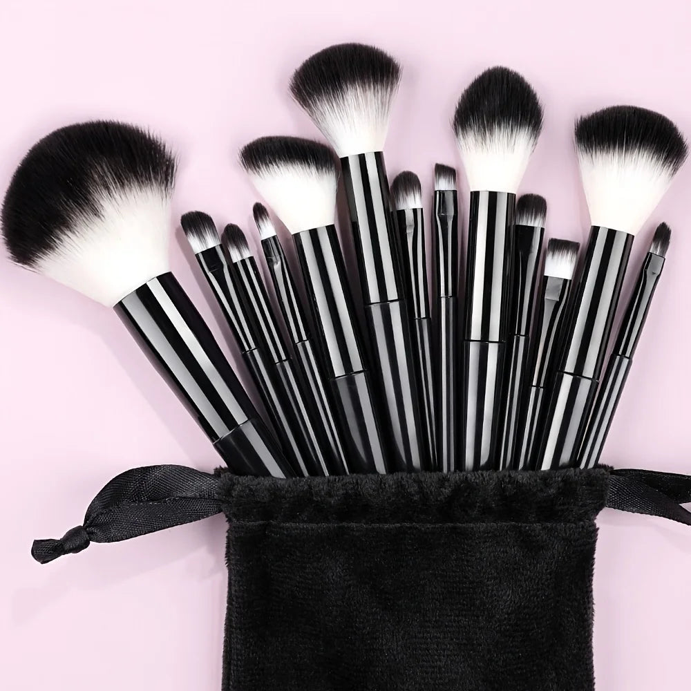 Pinceaux de maquillage 8-29 pièces Kit de maquillage professionnel femmes cosmétique pinceau à poudre douce fard à paupières fond de teint ensemble complet outil de beauté de voyage