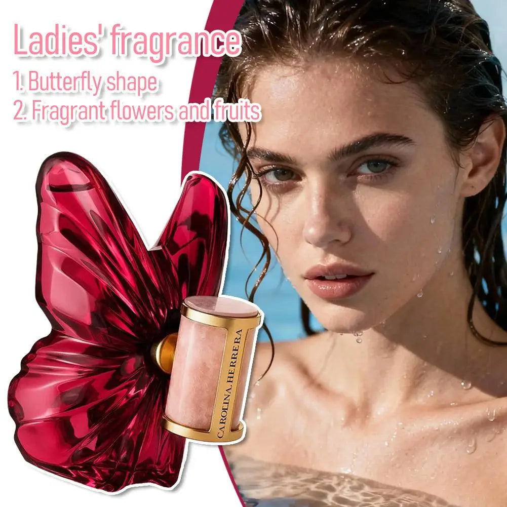 Collection Papillon Parfum Unisexe 100ml Eau de Parfum Florale Fruitée Gracieuse Longue Durée pour Femme