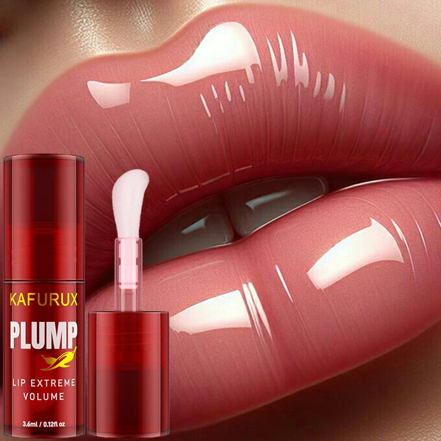 1PC lèvres dodues longue durée huile pour les lèvres hydratant brillant à lèvres sérum volumateur instantané huile d'essence réparation lèvres ridules augmenter El