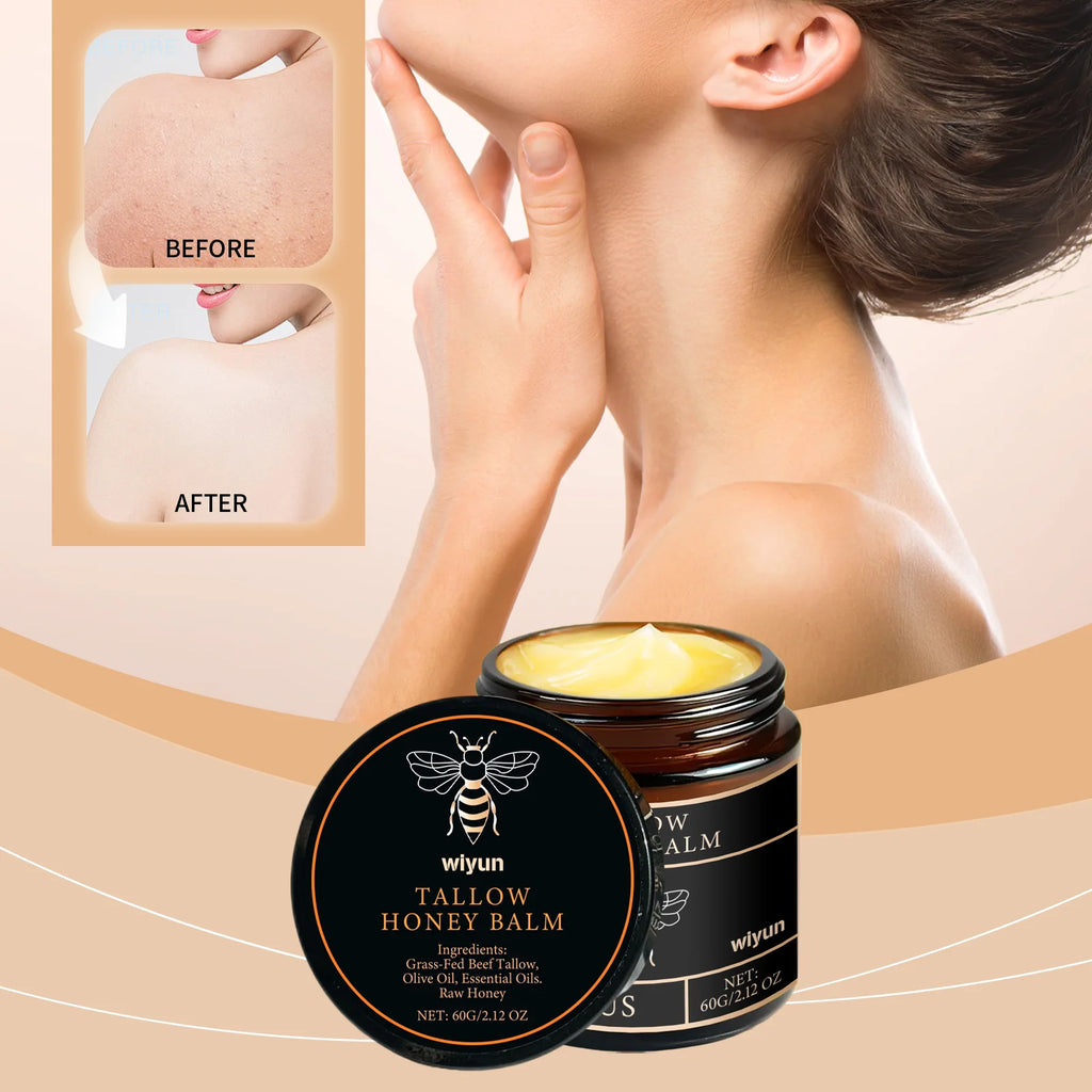 Crème au miel de suif Glow Hydratant pour la peau Améliorer l’élasticité Blanchiment doux Améliorer la matité Raffermissant Visage Corps Hydratant Lotion