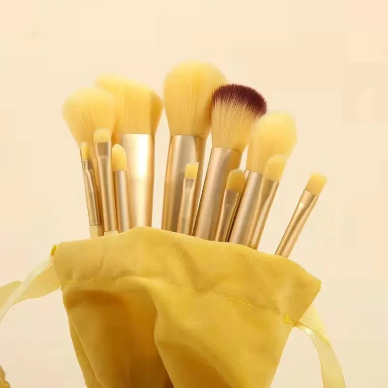 Ensemble de pinceaux de maquillage doux et moelleux pour cosmétiques, fond de teint en poudre, fard à barrage, mélange Kabuki, outil de beauté, 13 pièces