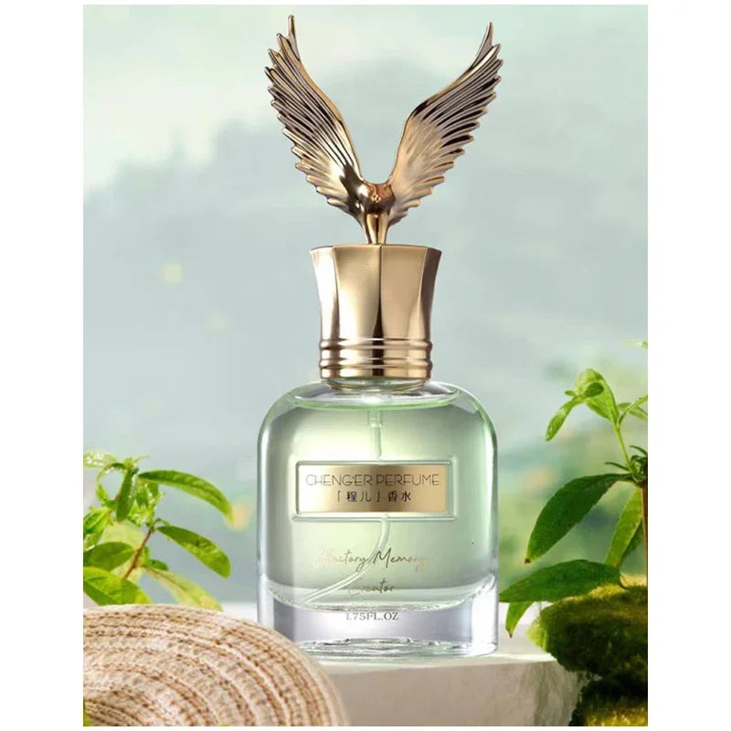 parfum de luxe Ocean Woody Notes, parfum Oud frais propre pour femmes, brume de parfum de bois d'agar de cipprès en forme d'aigle longue durée