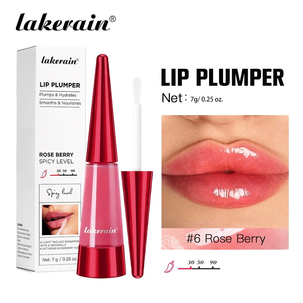 Lakerain lèvres plus dodues hydratation profonde nutrition longue durée haute brillance brillant finition volumineuse liquide hydratant pour les lèvres