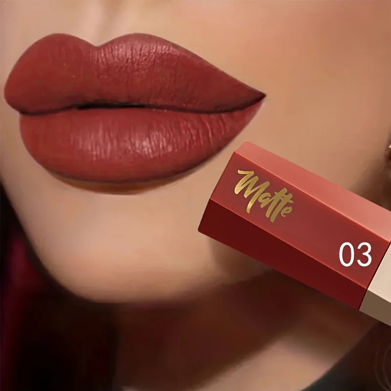 Rouge à lèvres  Pudaier liquide mat en velours, texture légère et fine comme une boue, cadeau de maquillage pour les lèvres imperméable longue durée pour les femmes