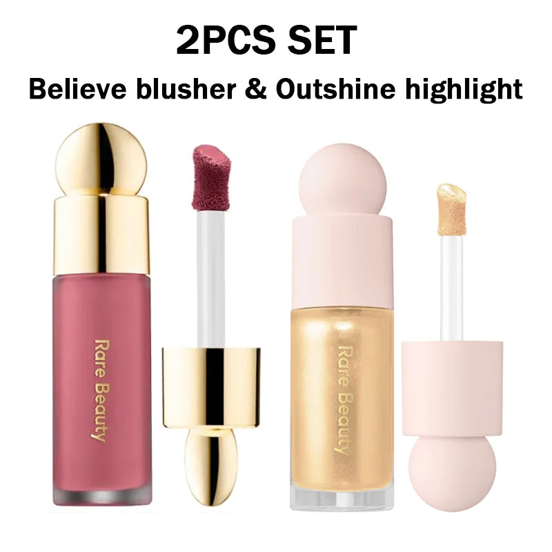 Rare beauté doux pincement liquide Blush soyeux et glisse sur douceur longue durée maquillage dodu espoir amour virtue heureuse merveille vautelle