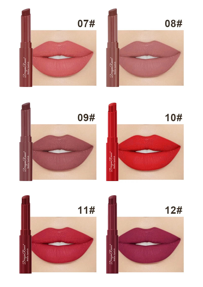 Rouge à lèvres hydratant imperméable, maquillage européen et américain, ne se décolore pas, velours 256, ne se décolore pas, 256