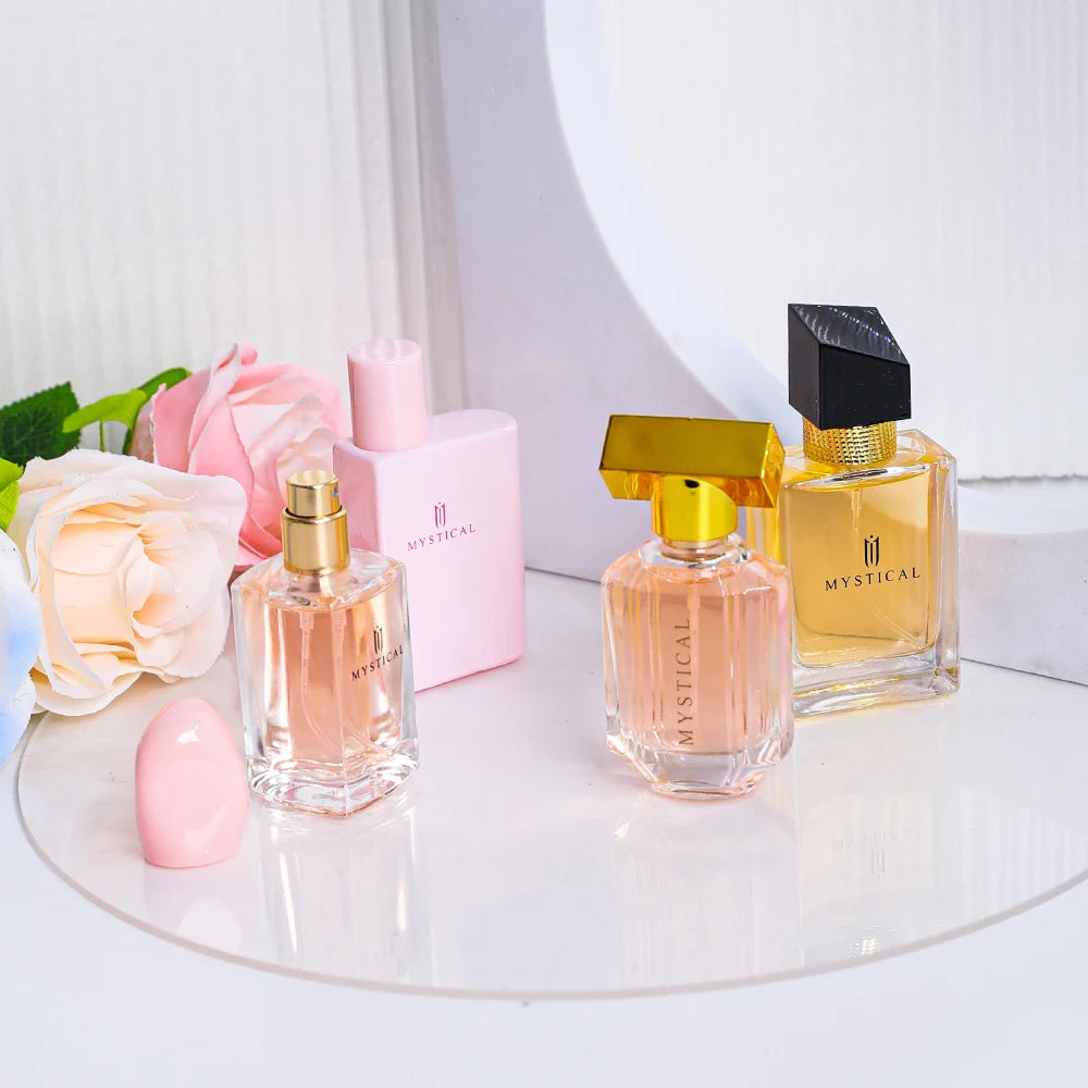 Parfum de luxe pour femmes, Eau de Parfum Femme, coffret cadeau 4 pièces, 100 ml, parfum floral naturel en spray