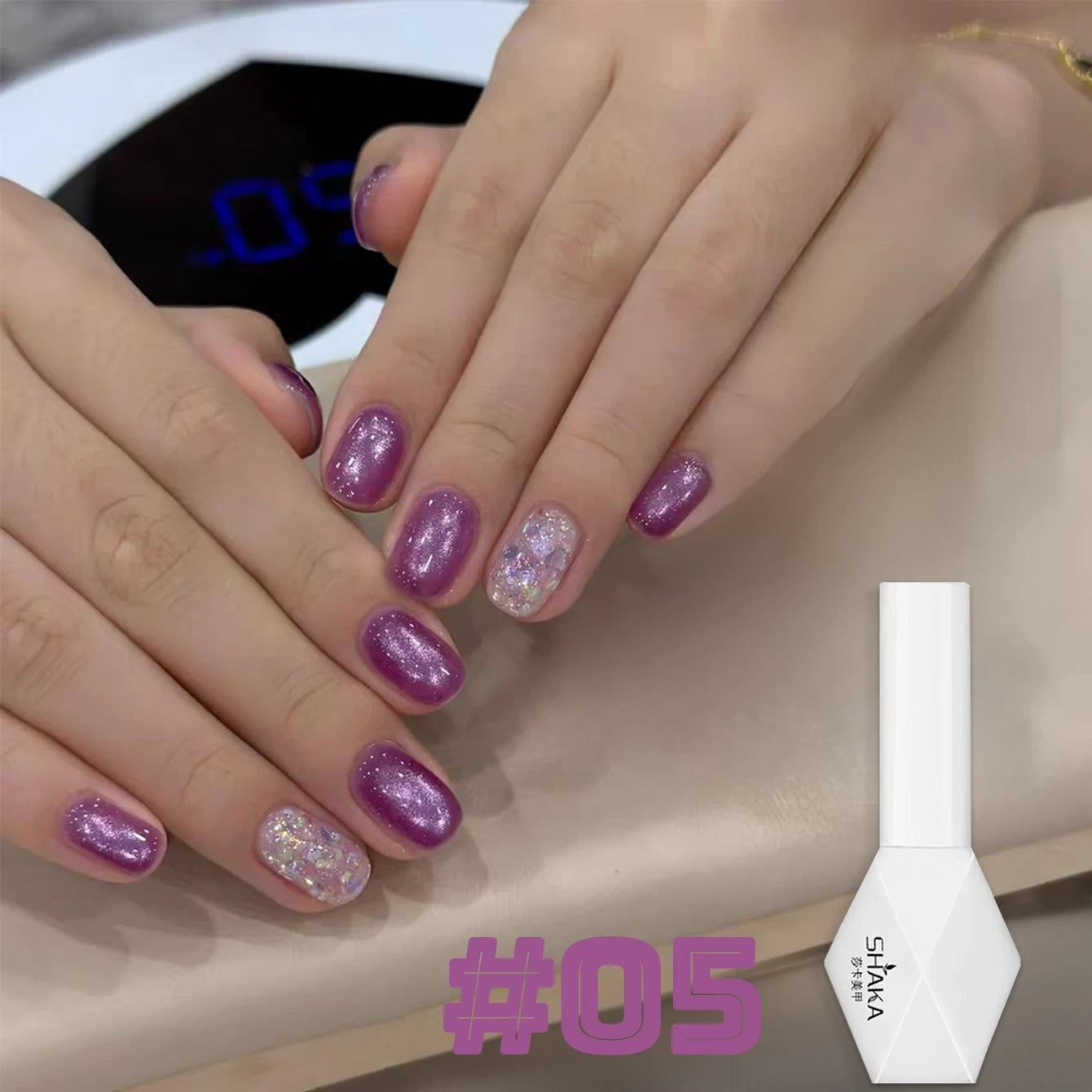 Vernis à ongles 60 variantes                          WS 10ML Sunlight Cat Eye Gel Blanchiment Vin Rouge Couleur Lumière Coucher de soleil Glow Cat Eye Glass Beads Nail Atr