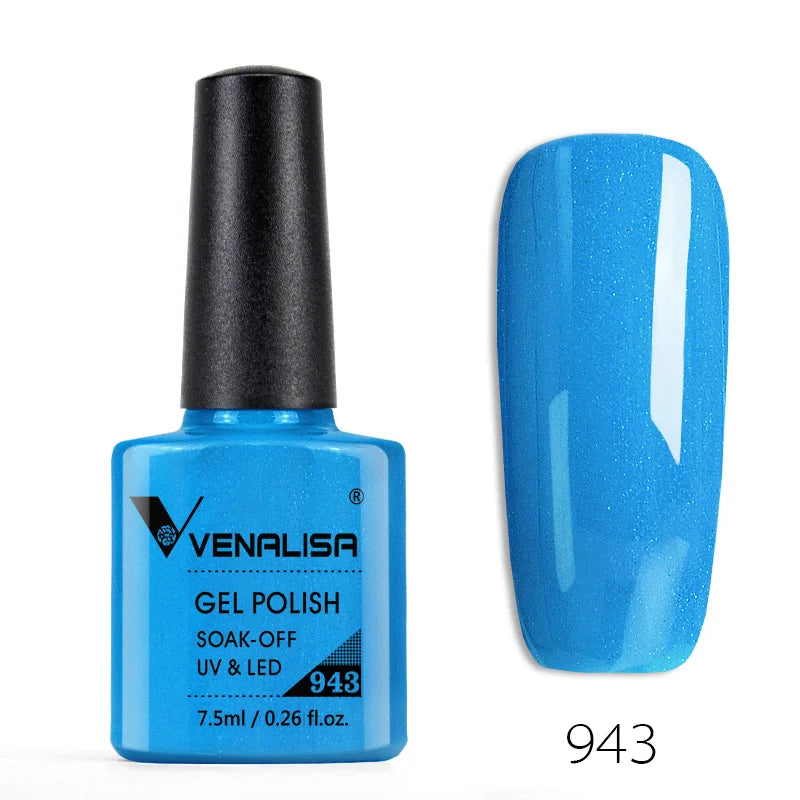 Vernis à ongles Venalisa 7.5ml Fashion Shiny Soak Off UV Gel Nail Gel Polish Cosmetics Nail Art Manicure Nails Gel Polish Tips Nail Varnish