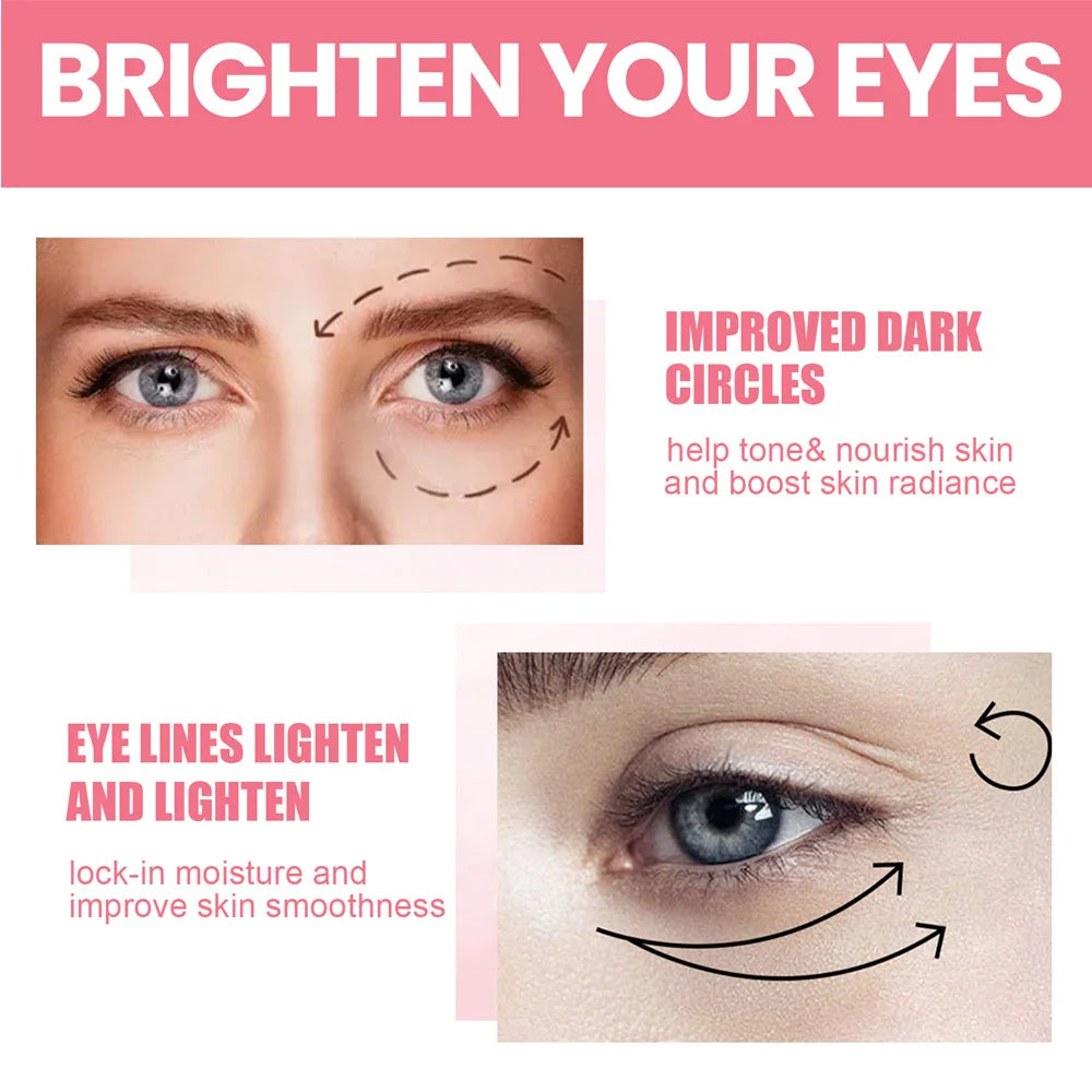 Bâton de crème pour les yeux au rétinol-Débarrassez-vous des cernes gonflés Poches pour les yeux Lifting Hydratant-Réparation de la santé Lissage Soins des yeux