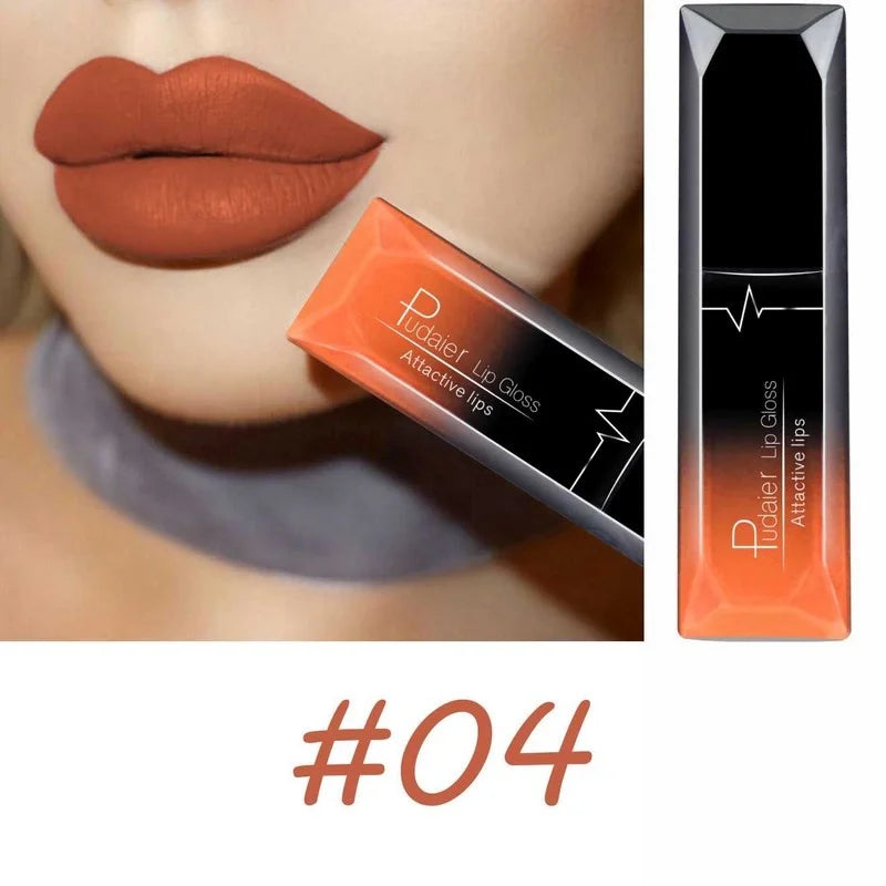Rouge à lèvres liquide mat velours 17 couleurs, couleur de lèvres longue tenue imperméable, Texture lisse à haute teneur en pigments, maquillage pour tous les Types de peau
