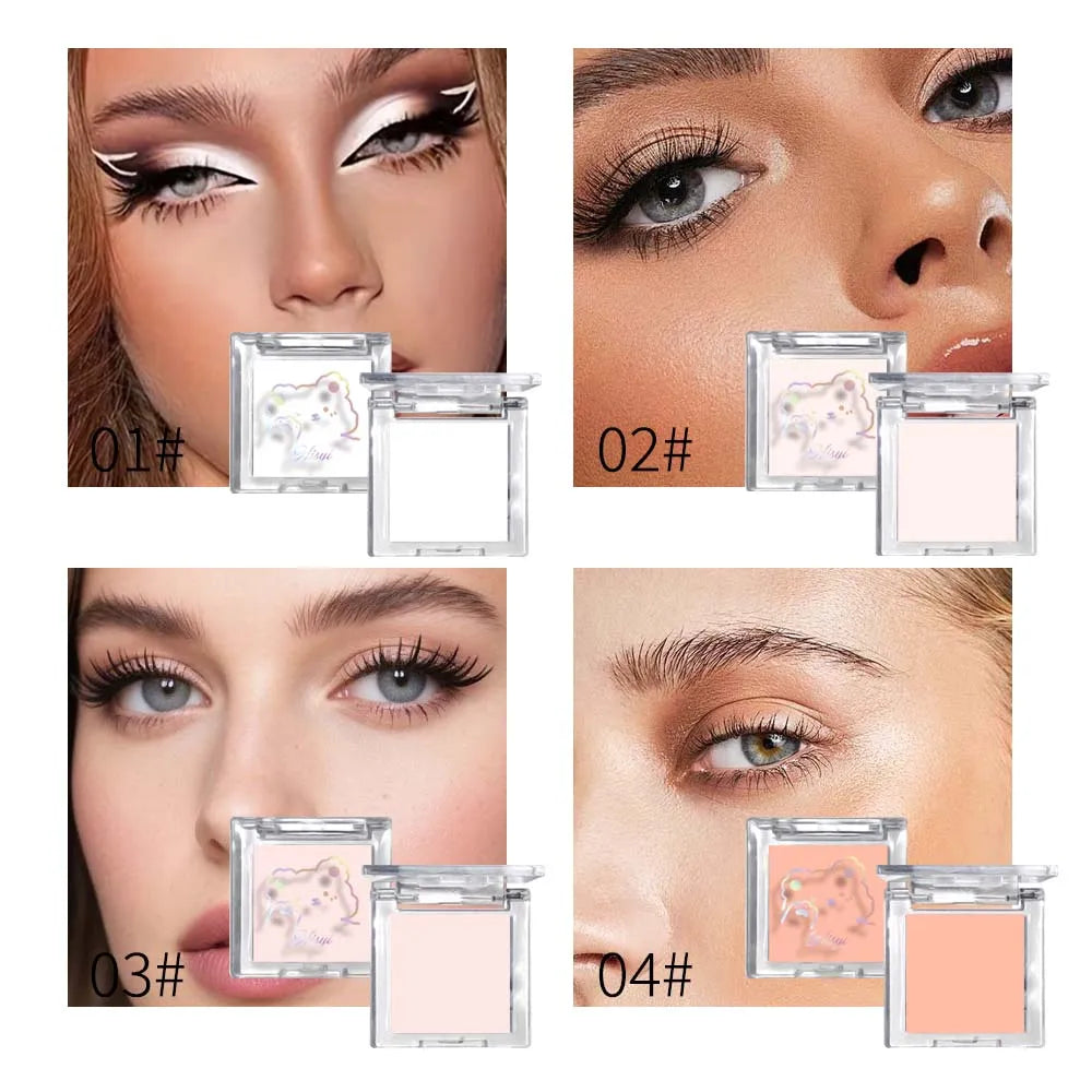 plateau de fard à paupières - Des reflets mats de longue durée - Des paillettes brillantes pour des contours naturels de tous les tons de peau, orange et blanc