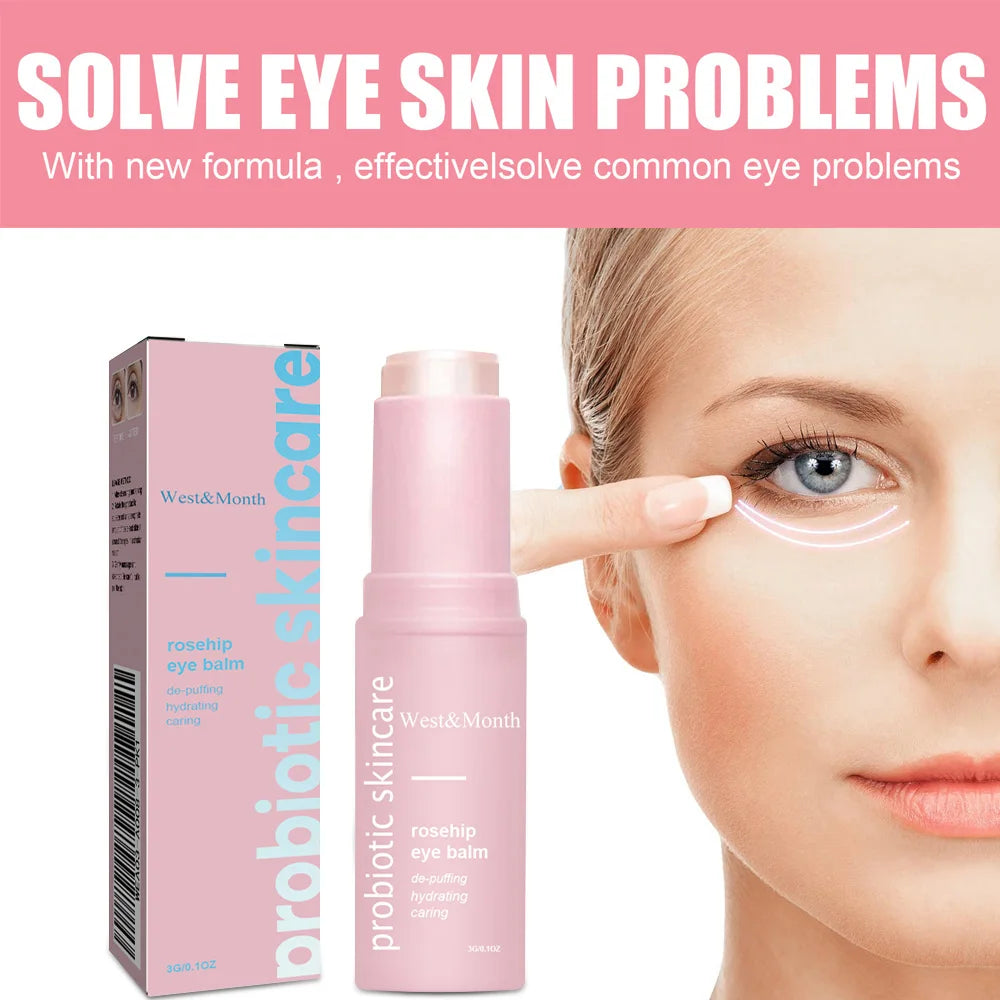 Bâton de crème pour les yeux au rétinol-Débarrassez-vous des cernes gonflés Poches pour les yeux Lifting Hydratant-Réparation de la santé Lissage Soins des yeux