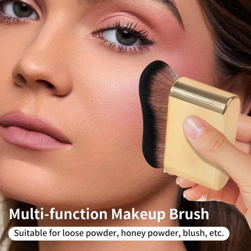 MAANGE – grands pinceaux de maquillage pour le contour du bronzage, fond de teint liquide, crème, Blush, poils souples, outil de maquillage polyvalent pour les jours
