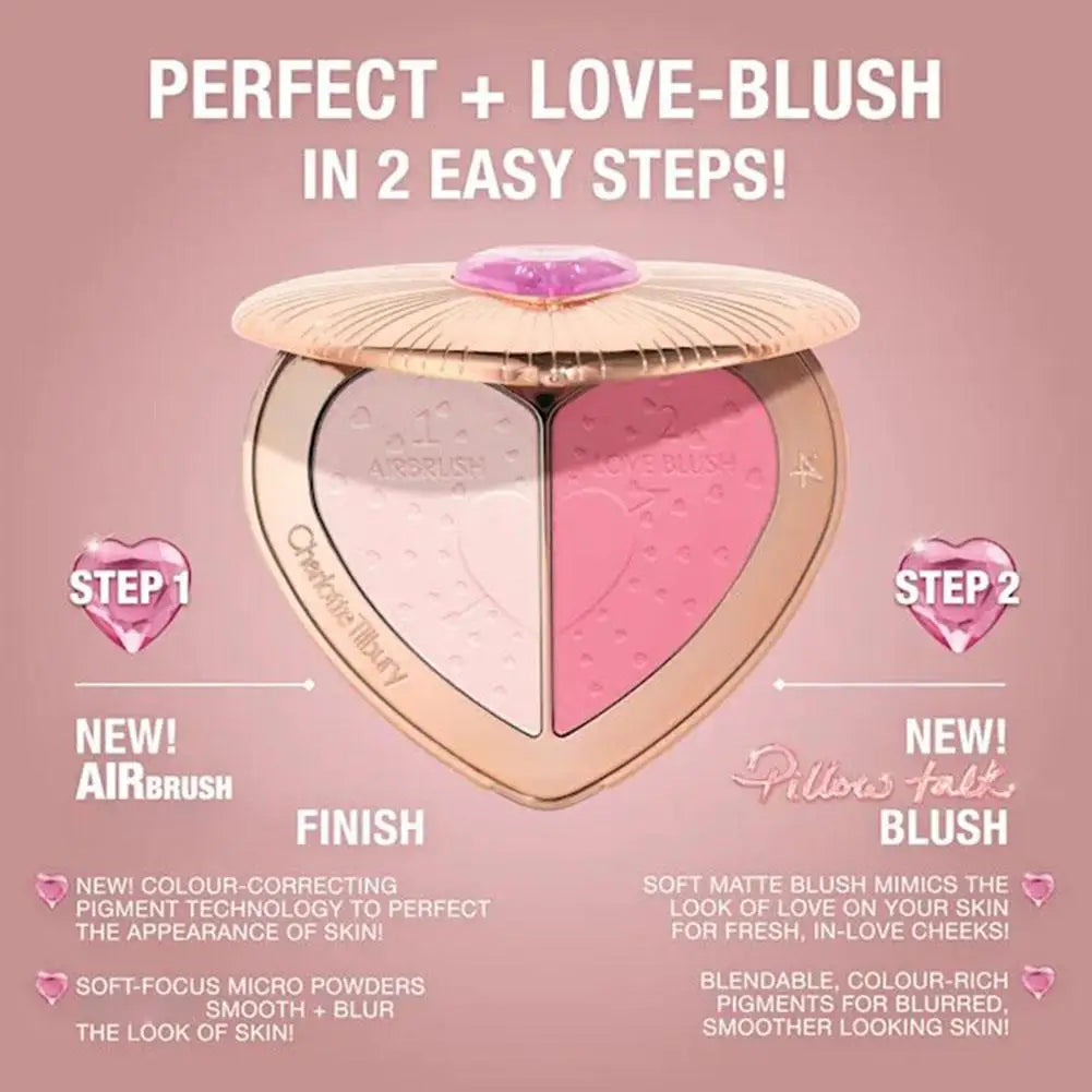 Flower Knows Bunny Garden Blush en relief Doux mat durable Lueur naturelle imperméable à construire poudre de joue Maquillage végétalien