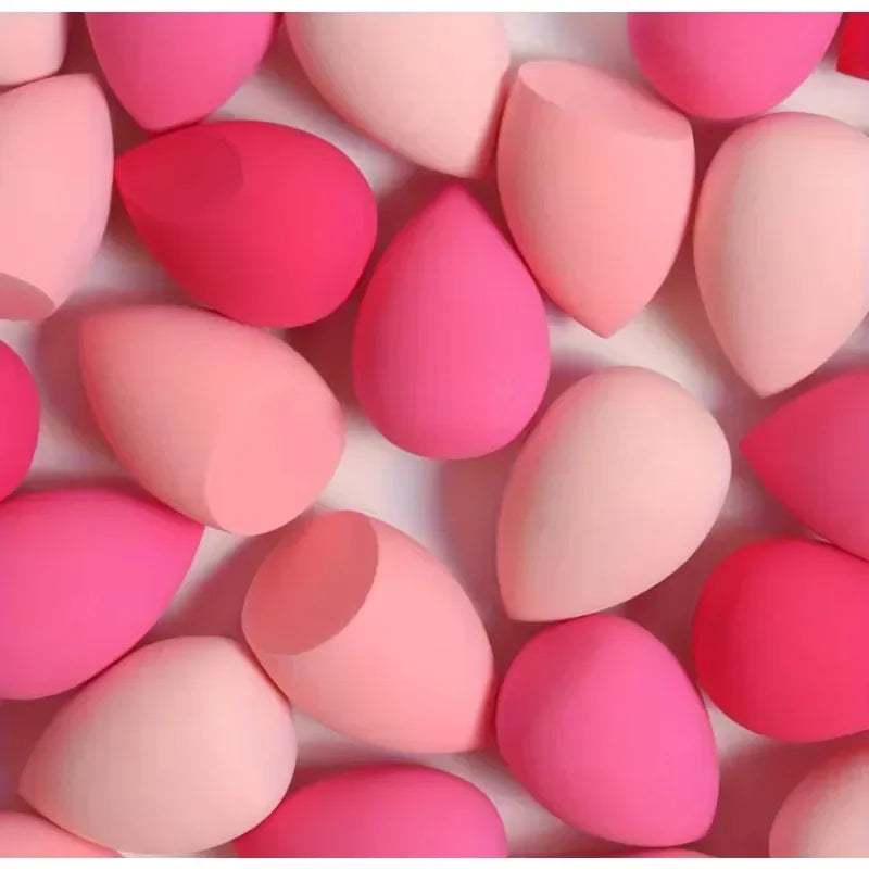 Ensemble d'éponges de maquillage 4/7/18 pièces, adaptées à l'application de poudre de crème BB liquide, œuf de maquillage sec et humide, bouffantes de poudre à double usage pour fille