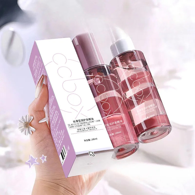 100 ml d’huile essentielle de soins capillaires réparateur nourrissant cheveux secs crépus lisse brillant doux sérum capillaire pour tous les types de cheveux 100 ml soins capillaires